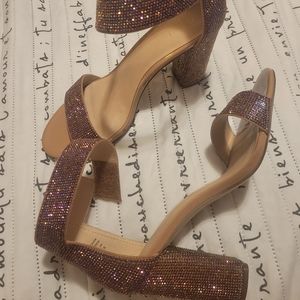 Beautiful blocked heel sandals